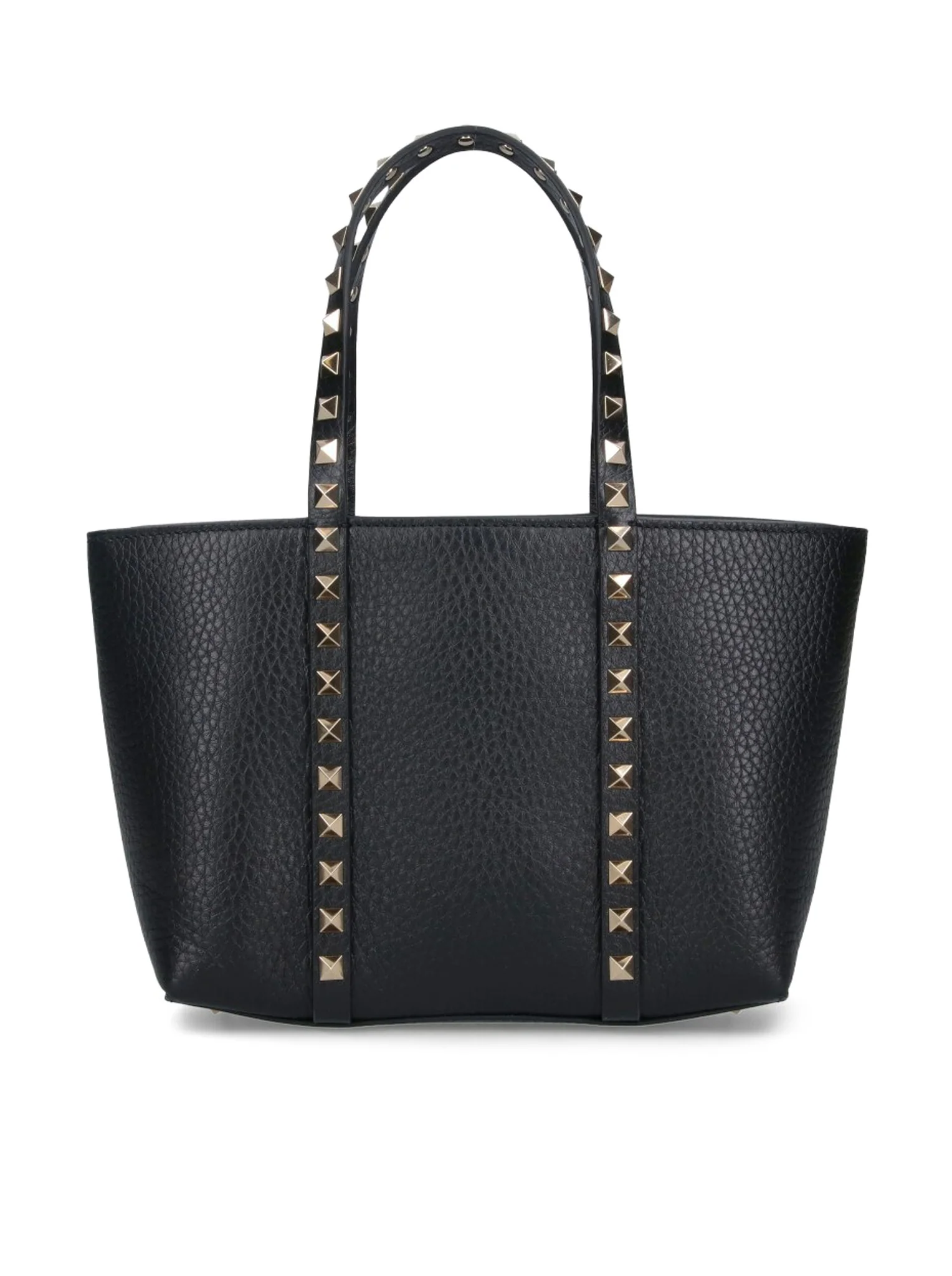 ROCKSTUD MINI TOTE IN HAMMERED LEATHER - Image 3