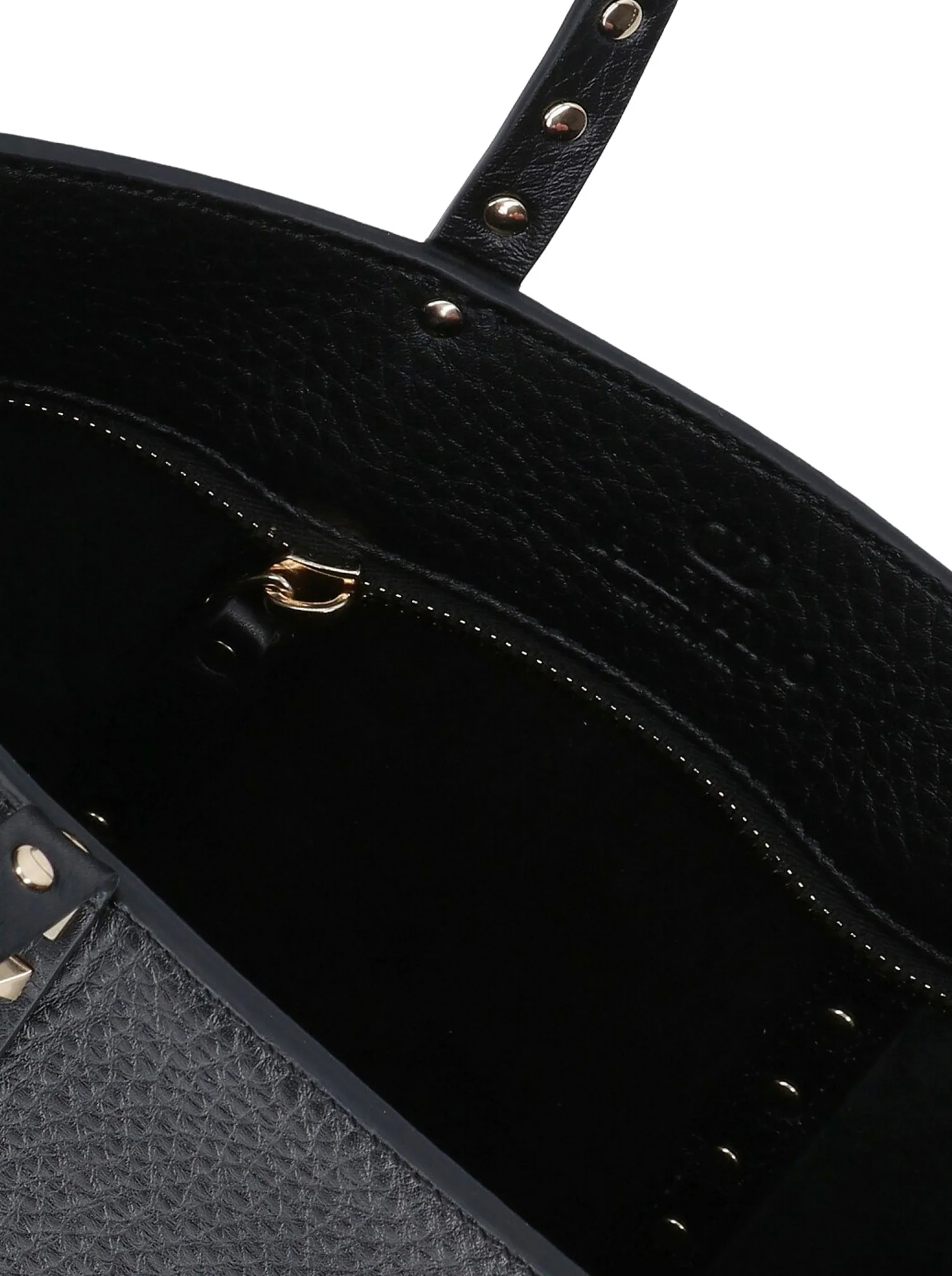 ROCKSTUD MINI TOTE IN HAMMERED LEATHER - Image 5