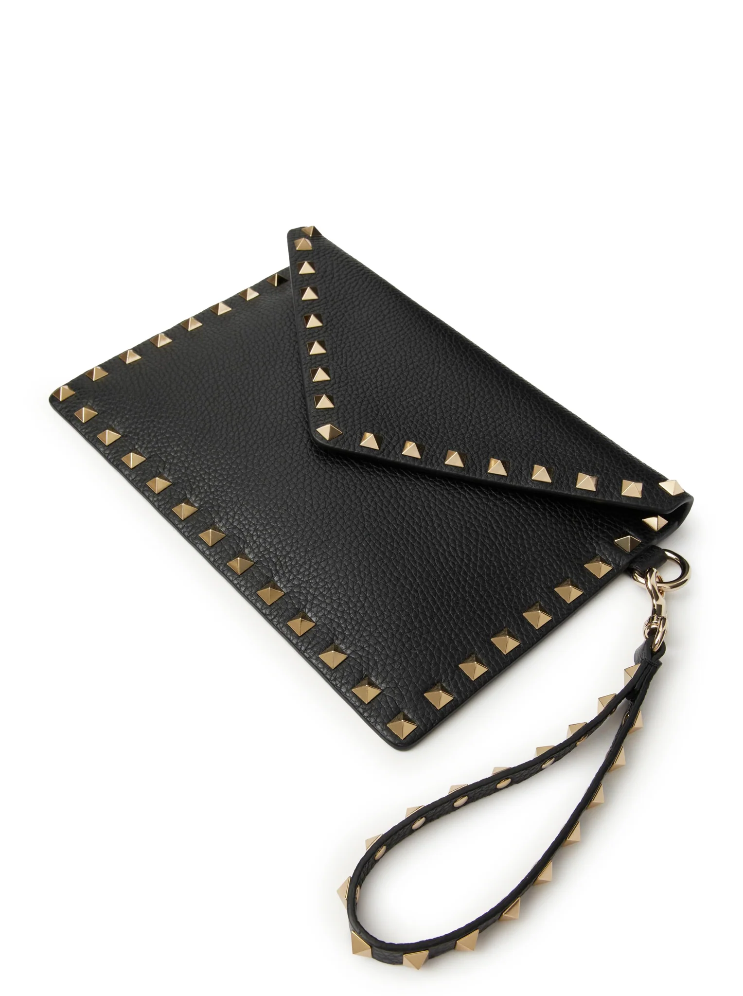 ROCKSTUD POUCH IN GARNET CALFSKIN - Image 5