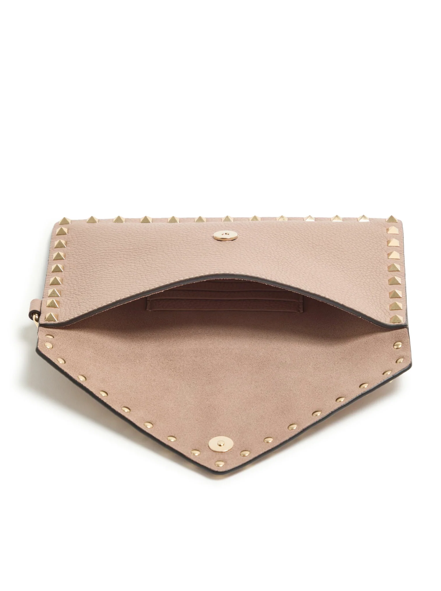 ROCKSTUD POUCH IN GARNET CALFSKIN - Image 6