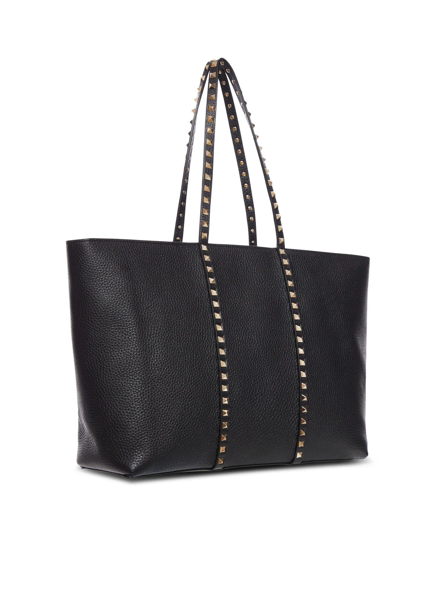 ROCKSTUD SHOPPING BAG IN GARNET CALFSKIN - Image 2