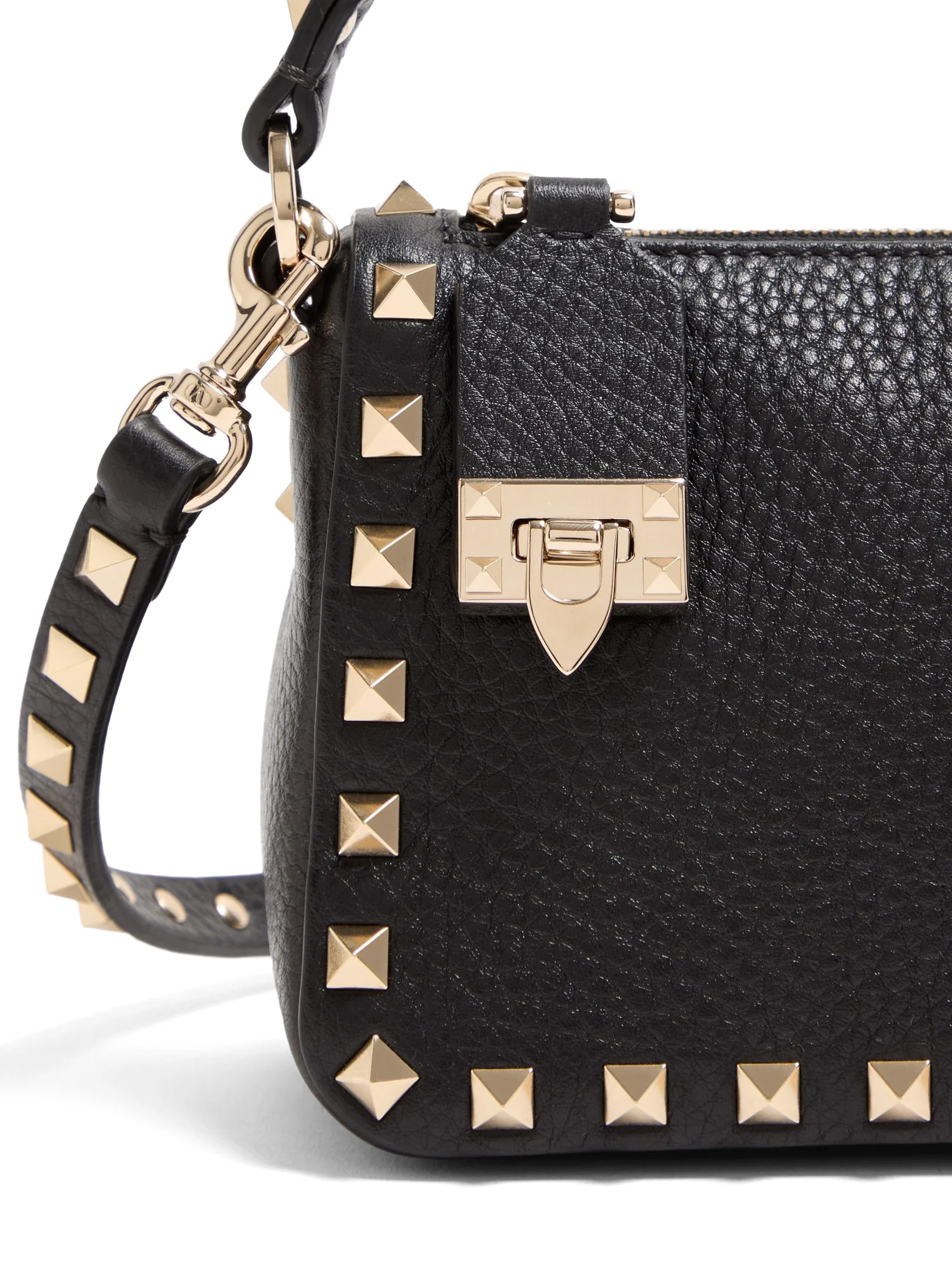 ROCKSTUD SMALL GARNET CALFSKIN CROSSBODY BAG - Image 7