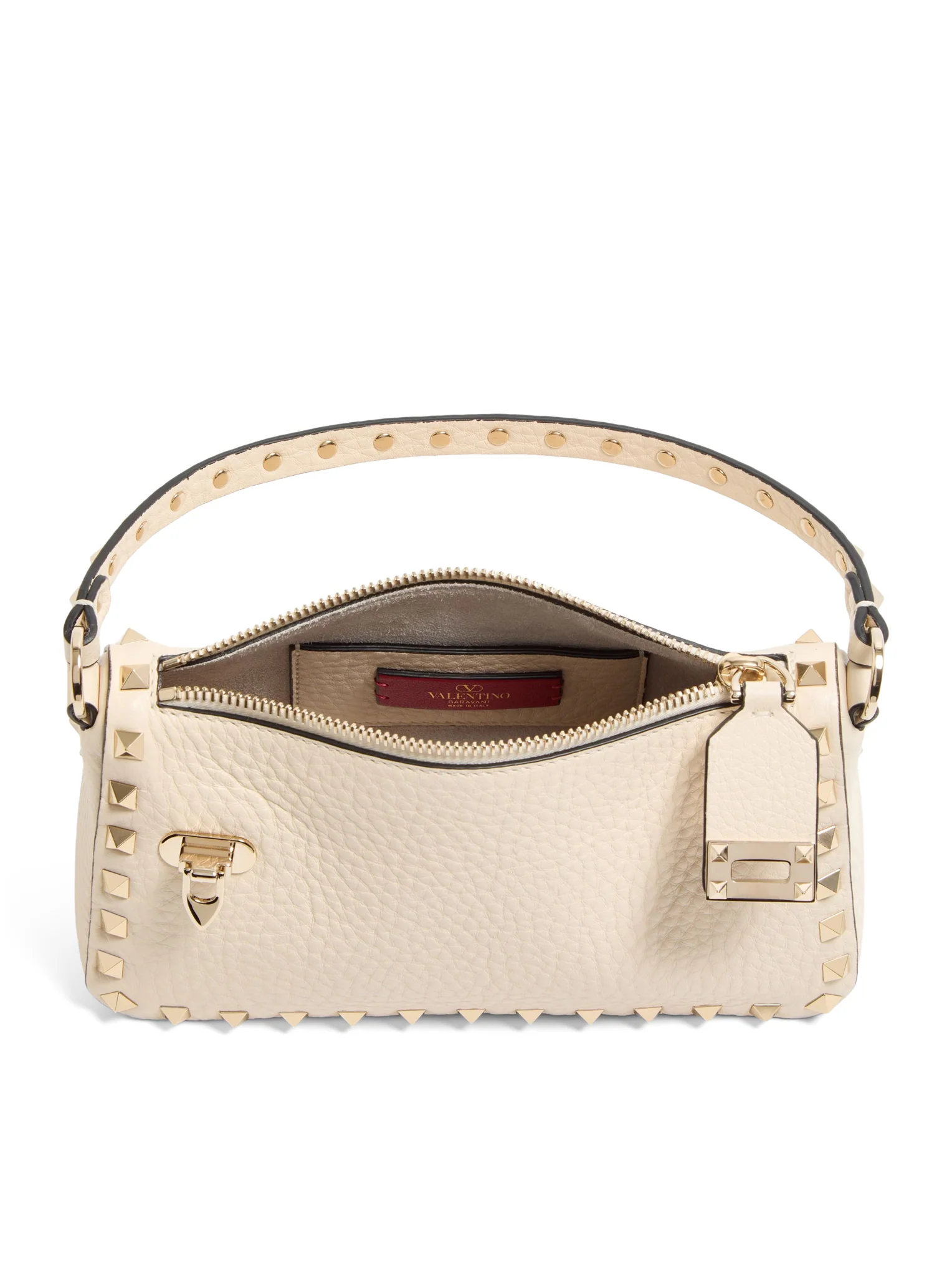 ROCKSTUD SMALL GARNET CALFSKIN CROSSBODY BAG - Image 6