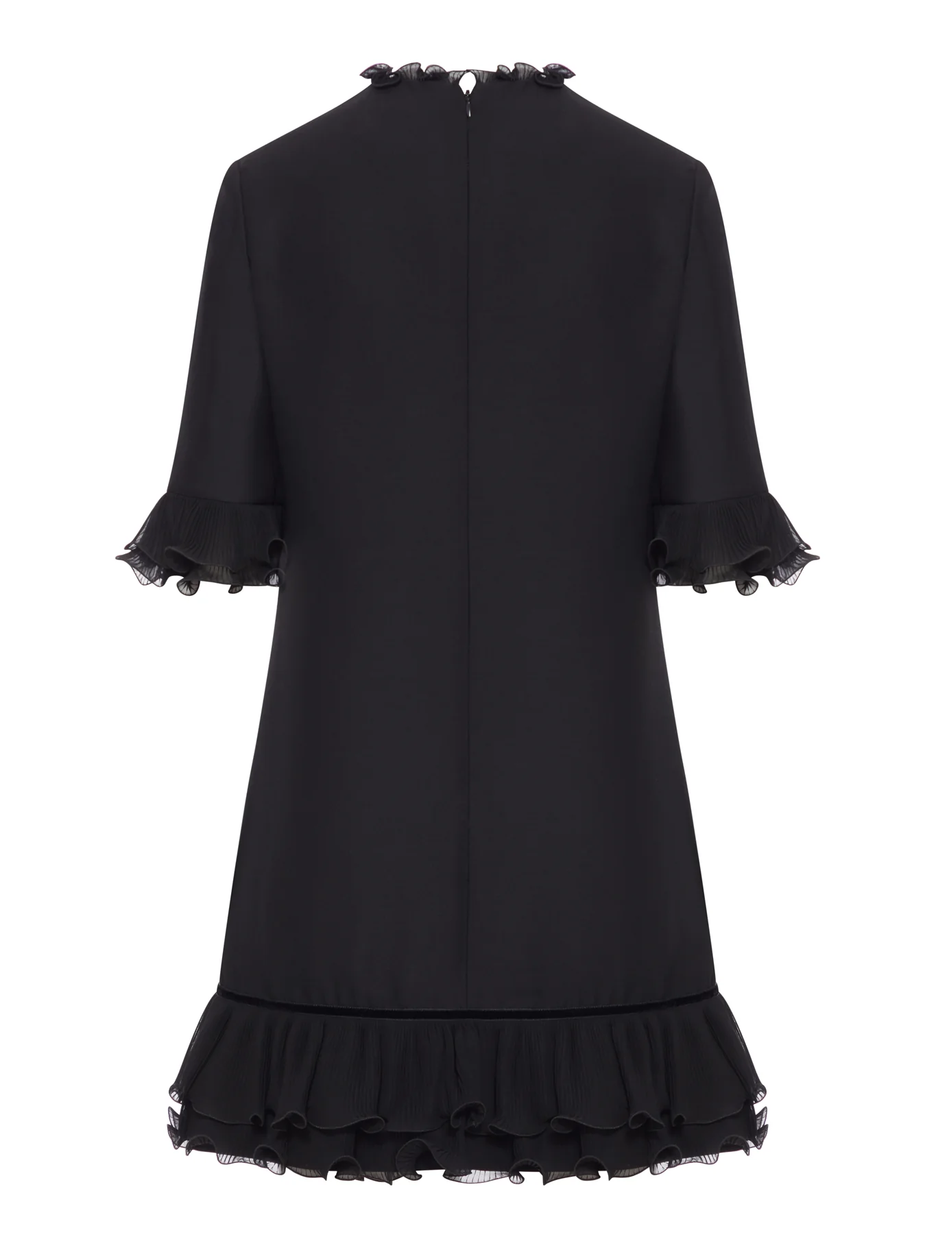 SHORT CREPE COUTURE DRESS - Image 2