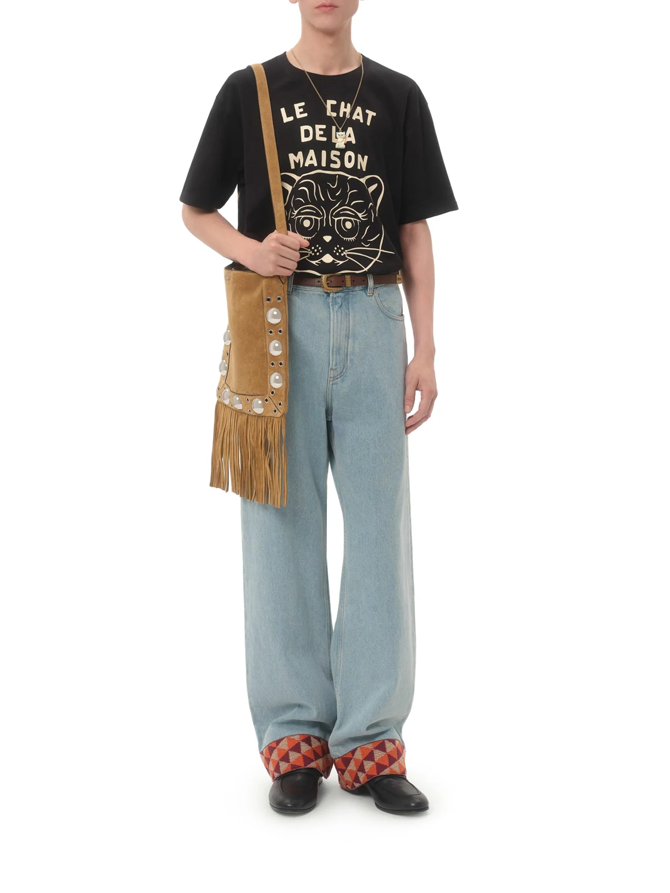 COTTON T-SHIRT WITH CHAT DE LA MAISON PRINT - Image 2