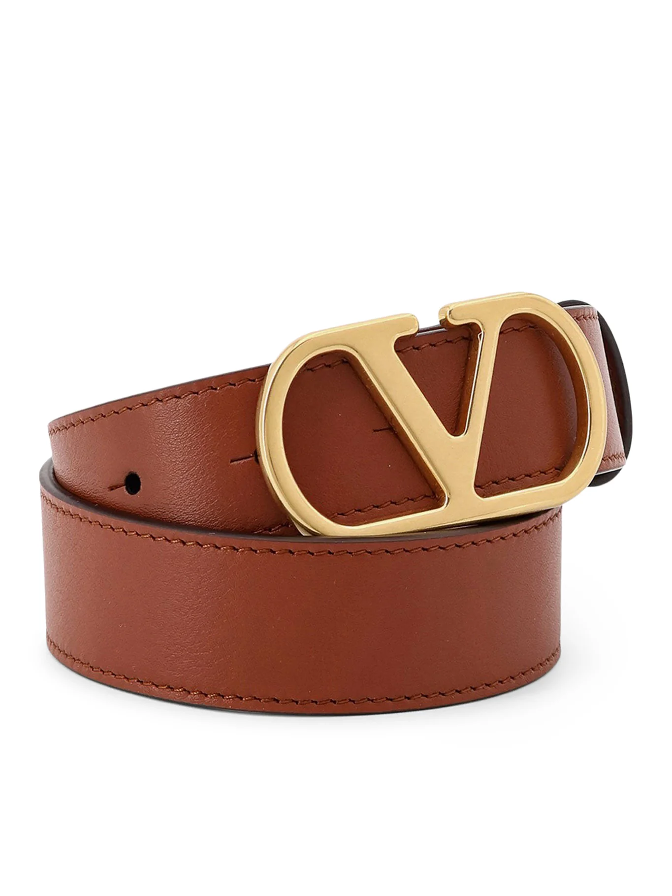 VLOGO LEATHER BELT - Image 2