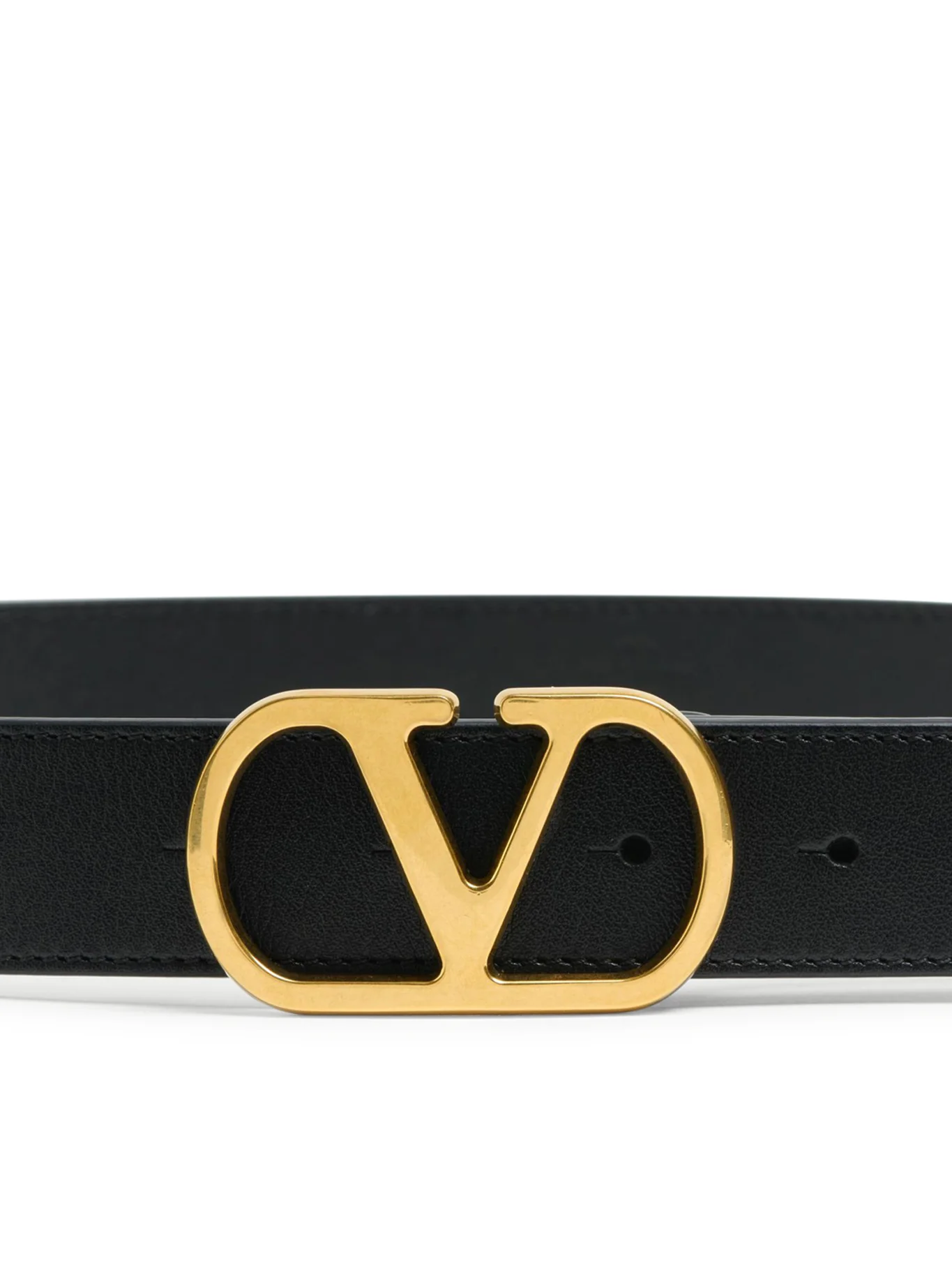 VLOGO SIGNATURE BELT IN GLOSSY CALFSKIN 30MM - Image 4