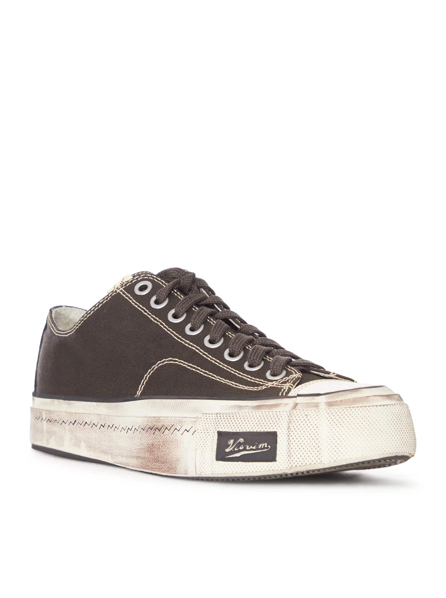SKAGWAY LO G.PATTEN LOW-TOP CANVAS SNEAKERS WITH VINTAGE EFFECT - Image 2