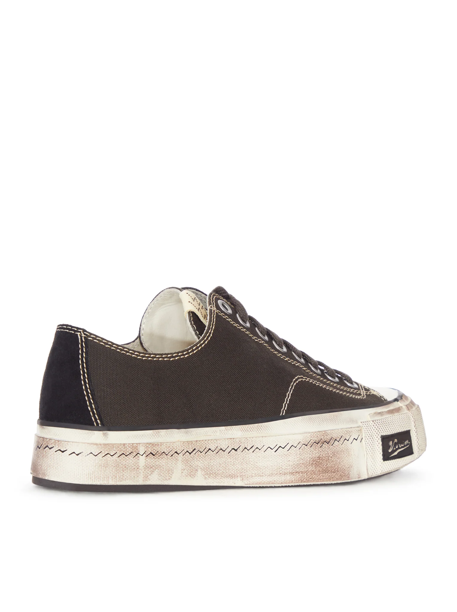 SKAGWAY LO G.PATTEN LOW-TOP CANVAS SNEAKERS WITH VINTAGE EFFECT - Image 3