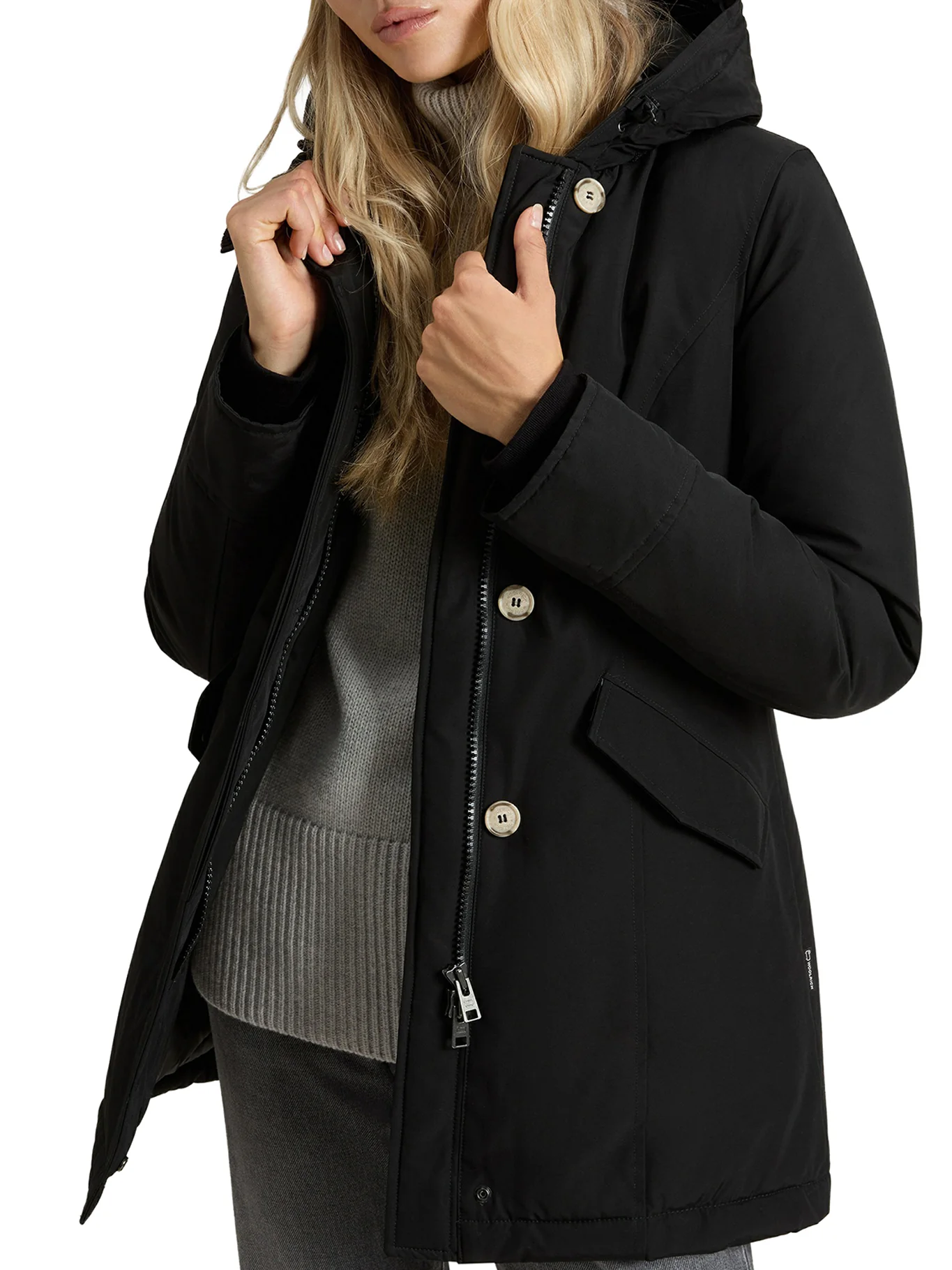 ARCTIC PARKA IN RAMAR CLOTH WITH REMOVABLE FUR - Image 5