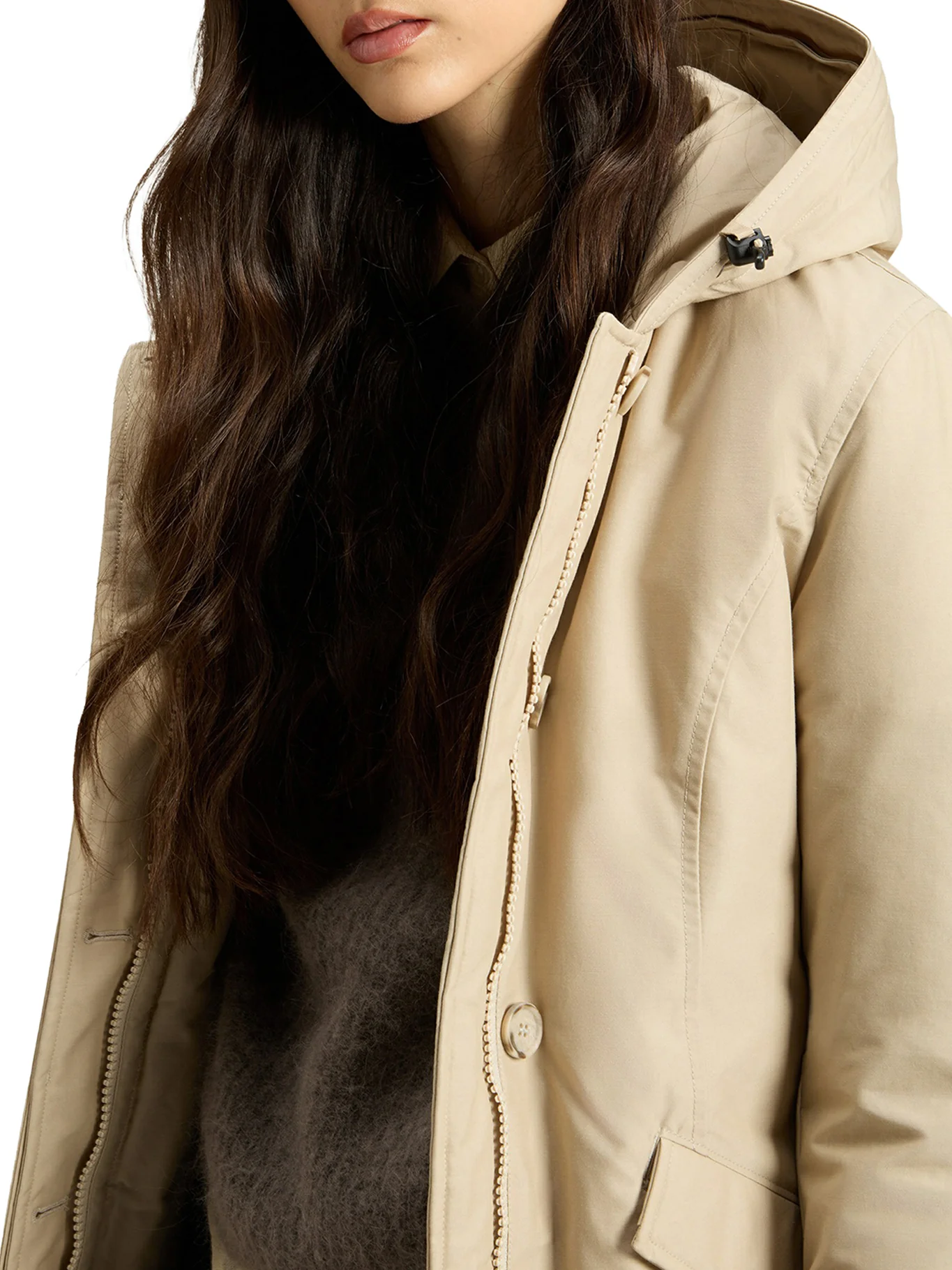 ARCTIC PARKA IN RAMAR CLOTH WITH REMOVABLE FUR - Image 5