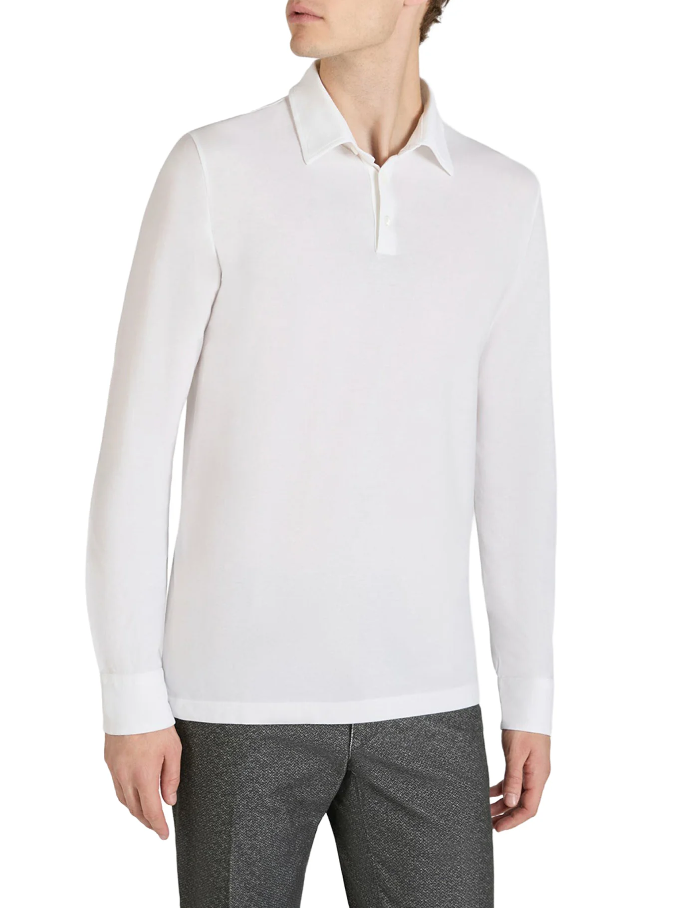 SLIM FIT POLO IN ICE COTTON - Image 2