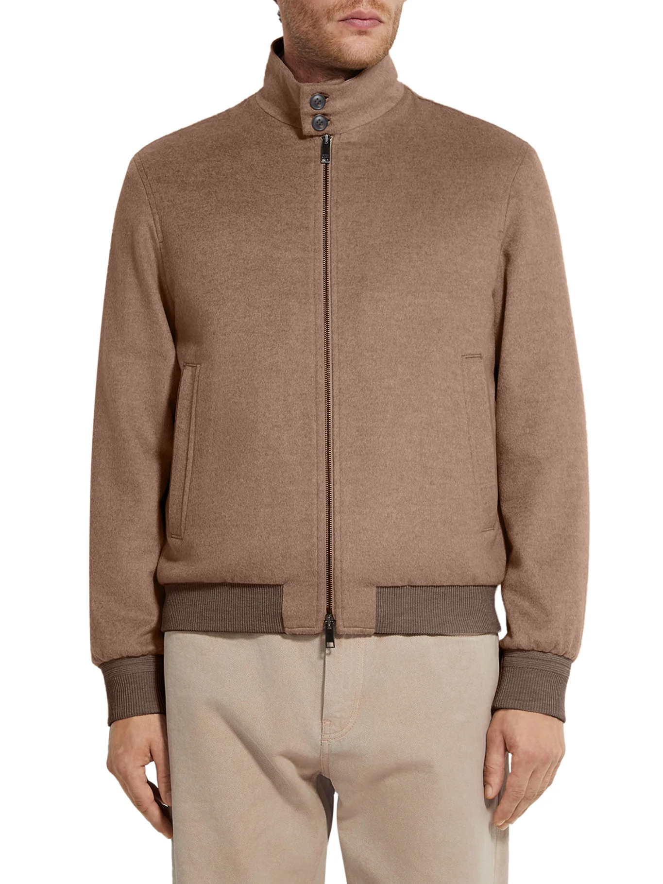 BLOUSON IN OASIS CASHMERE ELEMENTS - Image 2