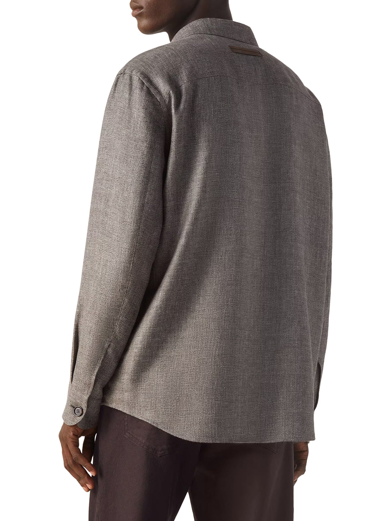 OVERSHIRT IN CASHMERE LINEN AND SILK - Image 4