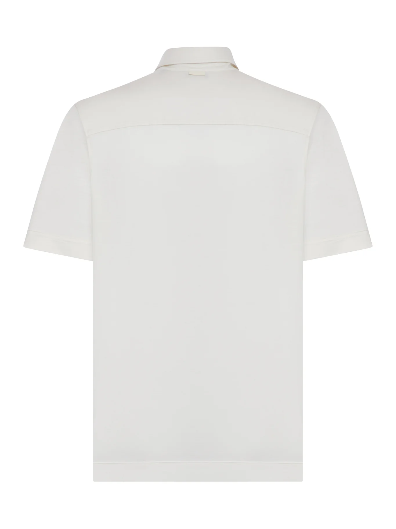SILK AND COTTON KNITTED POLO SHIRT - Image 2