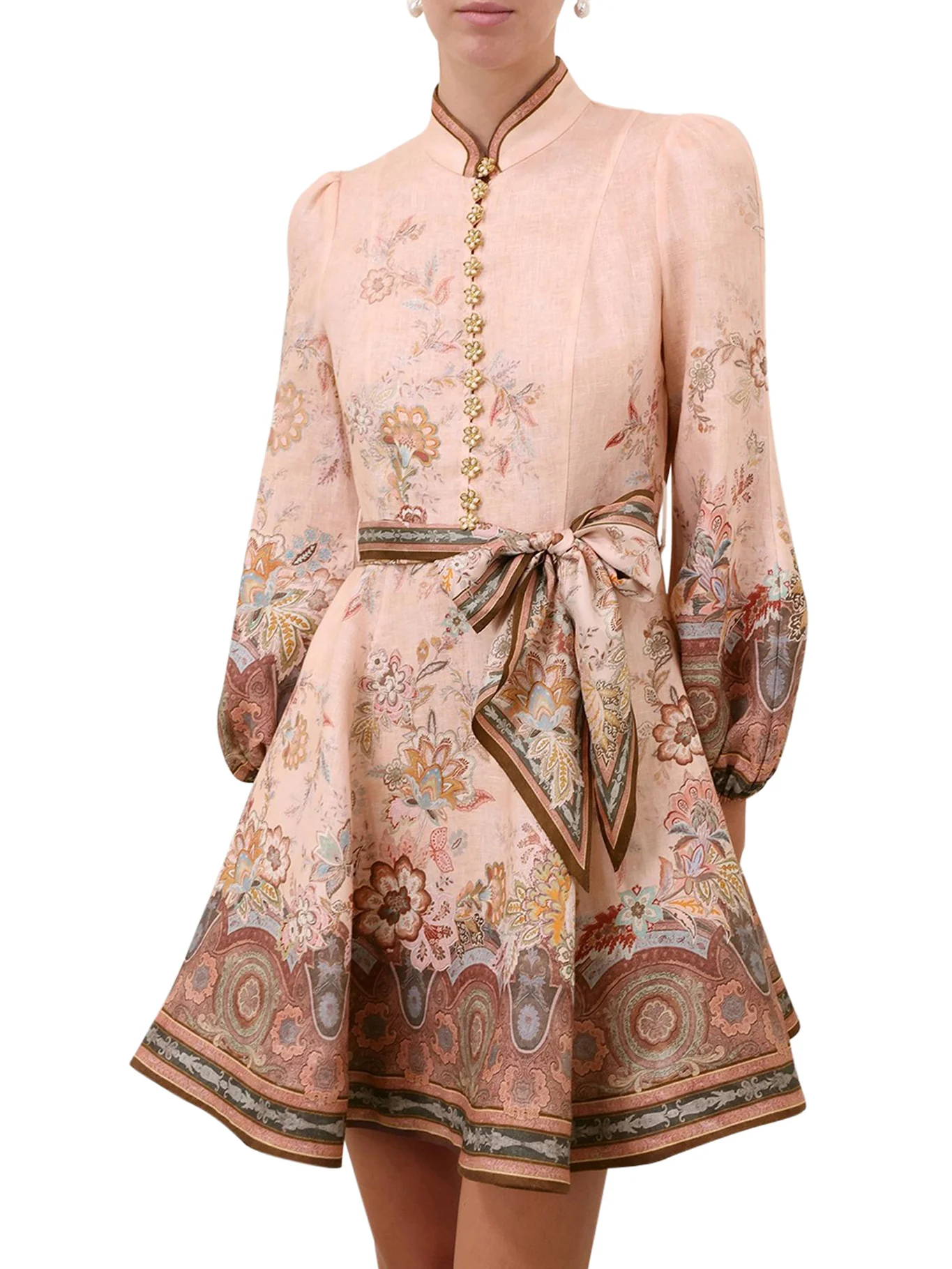 ALCHEMY BUTTON MINI DRESS - Image 3