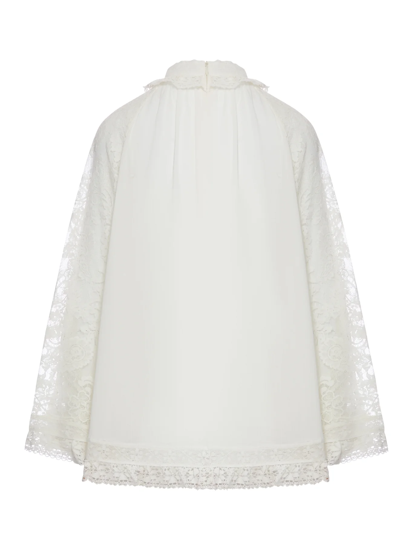 RAMIE TUNIC WITH LACE INSERTS - Image 2