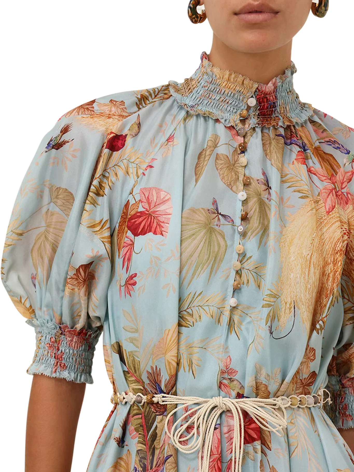LONG DRESS WITH FLORAL PRINT - Image 5