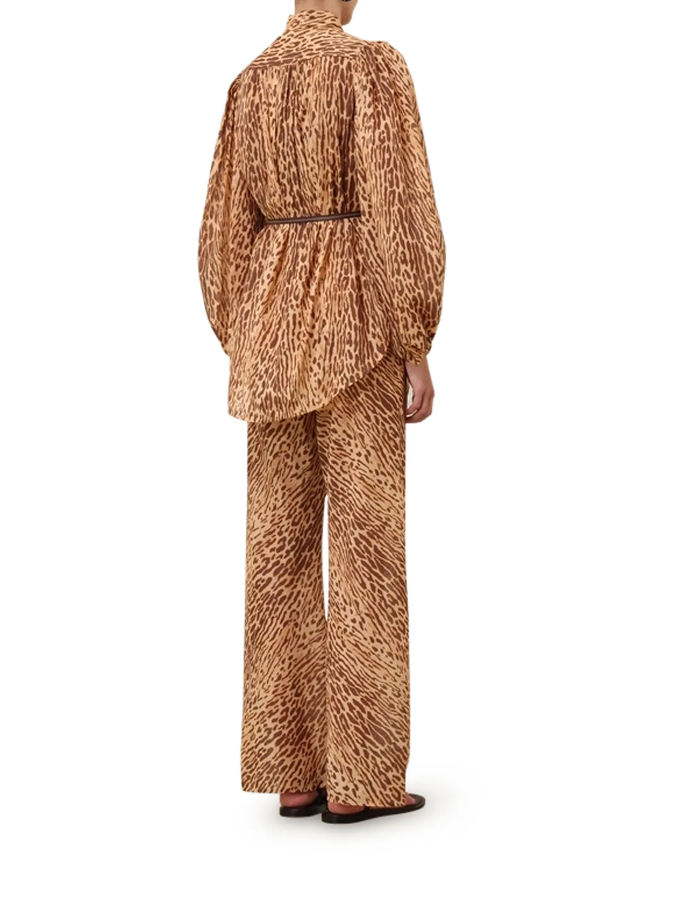 FLUID BLOUSE WITH ANIMAL PRINT - Image 4