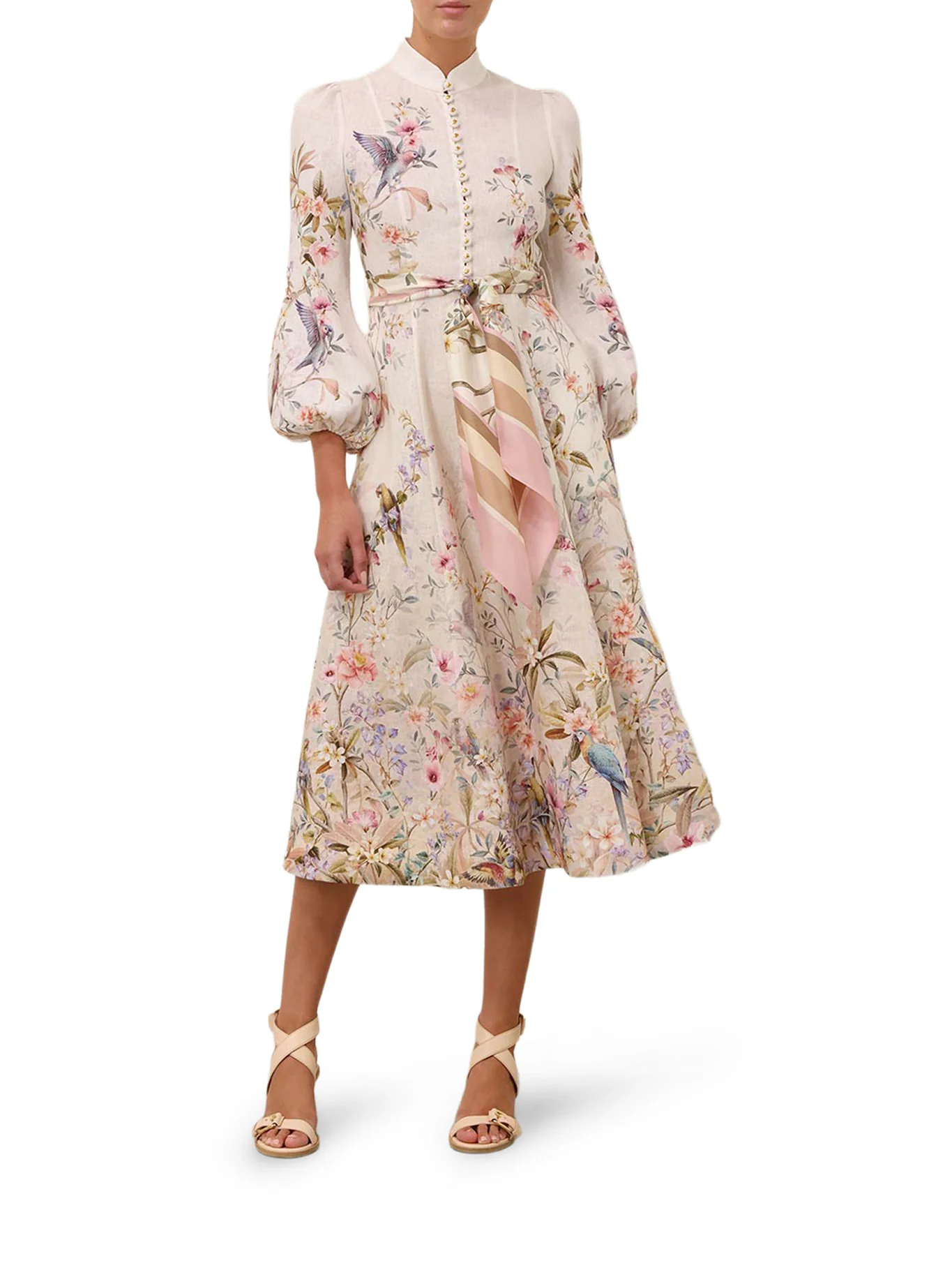 REBELLION BUTTON MIDI DRESS - Image 2