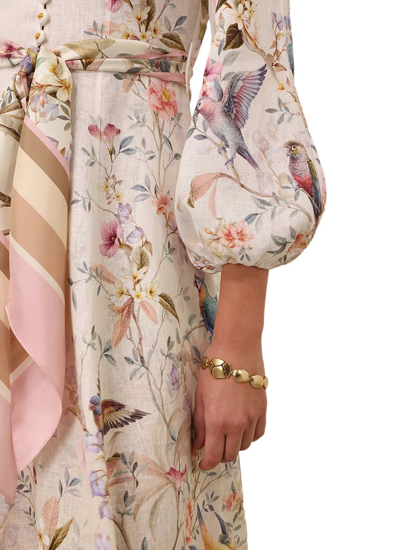 REBELLION BUTTON MIDI DRESS - Image 5