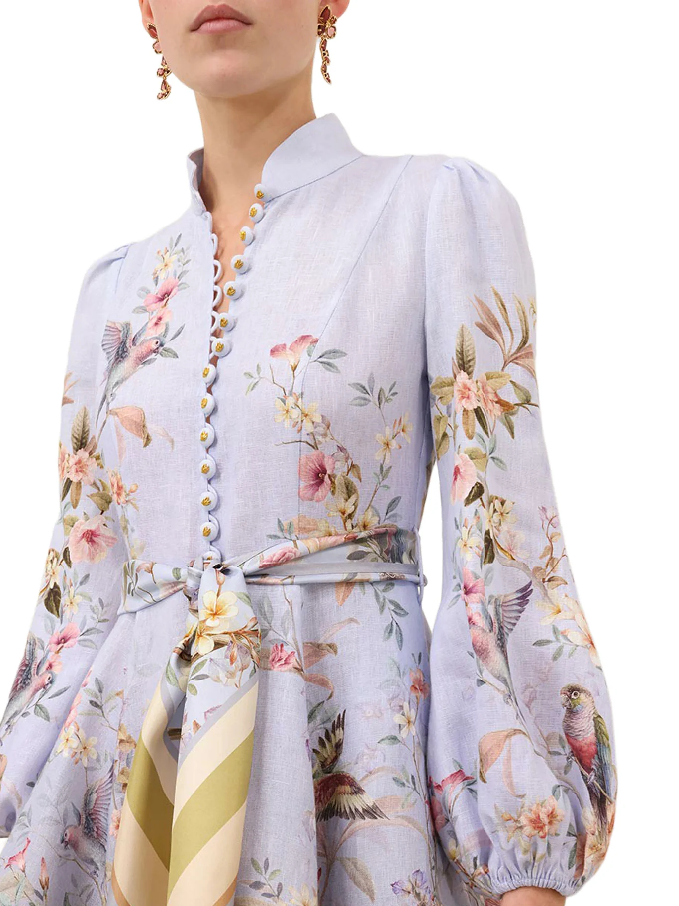 REBELLION BUTTON MINI DRESS - Image 4