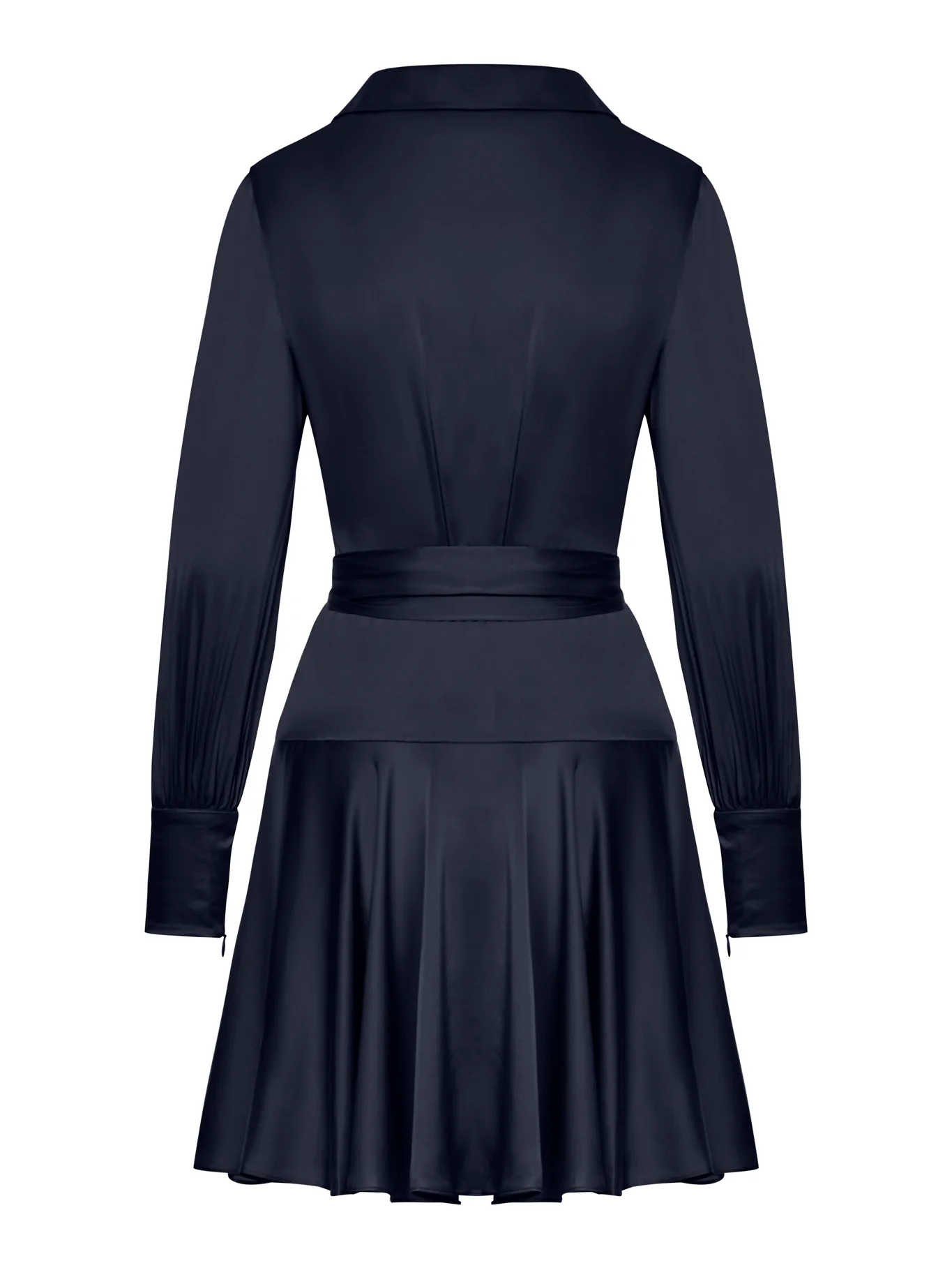 SILK WRAP DRESS - Image 2