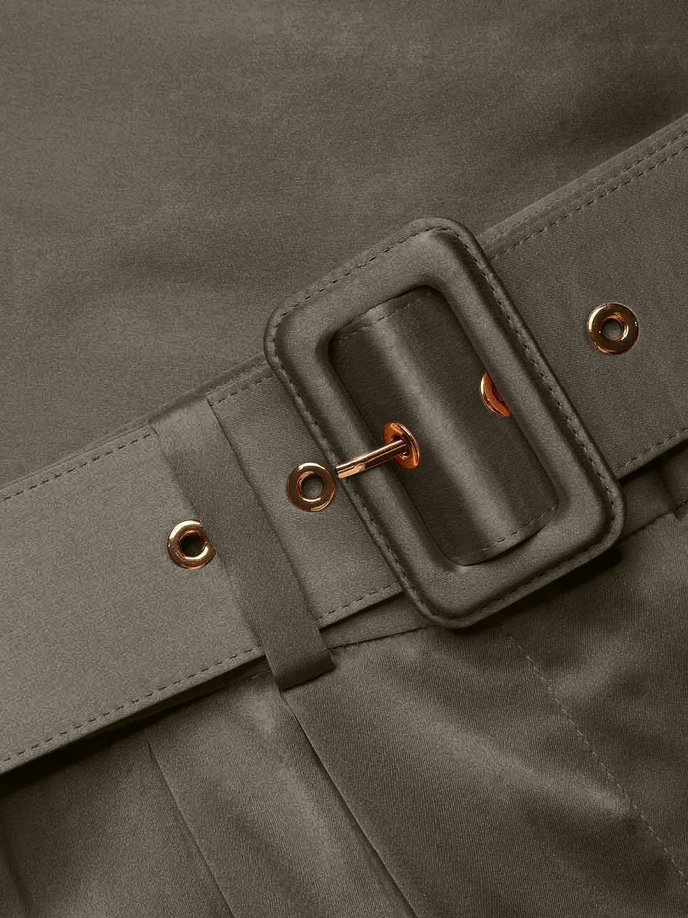 WIDE LEG TROUSERS WITH SILK BELT AND DARTS - Image 5