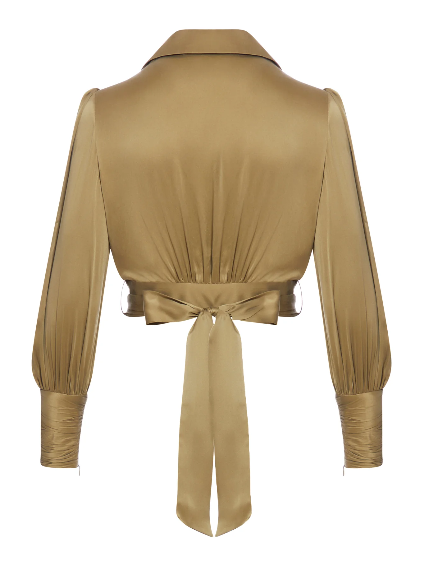 WRAP SILK BLOUSE - Image 2